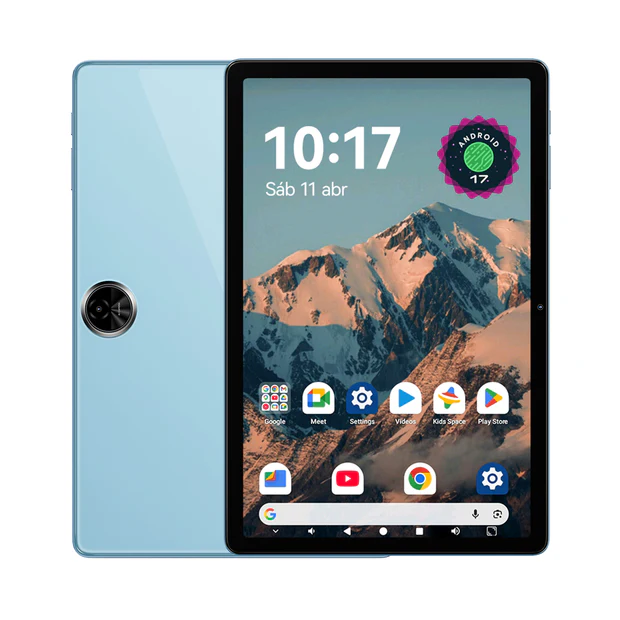 Tablete - Tabletă Blackview LINK 5, Albastru, WiFi 6, 11" HD IPS, Android 17, 32GB RAM (8GB + 24GB extensibili), 128GB, Octa-Core 2.0GHz, 8300mAh, Încărcare Rapidă 18W, Bluetooth 5.4