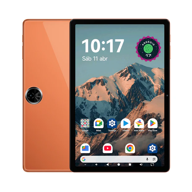 Tablete - Tabletă Blackview LINK 5, Portocaliu, WiFi 6, 11" HD IPS, Android 17, 32GB RAM (8GB + 24GB extensibili), 128GB, Octa-Core 2.0GHz, 8300mAh, Încărcare Rapidă 18W, Bluetooth 5.4