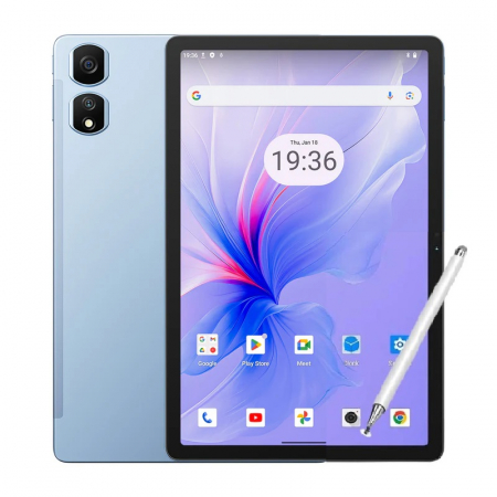 Tablete - Tableta Blackview Tab 16 Pro, Albastru, 4G, 11" IPS, 24GB RAM (8GB+16GB extensibili), 256GB ROM, Android 14, Tiger T616, 13MP+2MP+8MP, 7700mAh, 18W, Face ID, WiFi5, Dual SIM