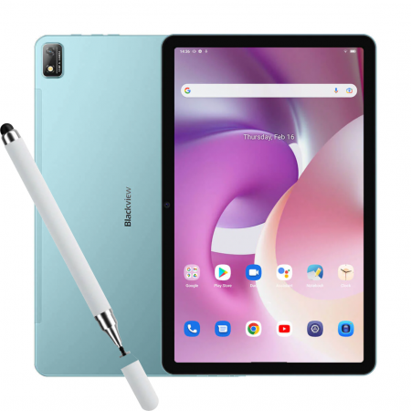 Tablete - Tableta Blackview Tab 16 Verde, 4G, IPS 11", Android 12, 14GB RAM (8GB + 6GB extensibili), 256GB ROM, Unisoc Tiger T616 OctaCore, 7680mAh, Dual SIM