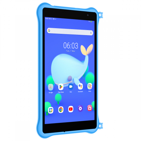 Tableta Blackview Tab 5 Kids Albastru, IPS 8.0" HD, 3GB RAM, 64GB ROM, Android 12, RK3326S Quad-core, GPS, 5580mAh [3]