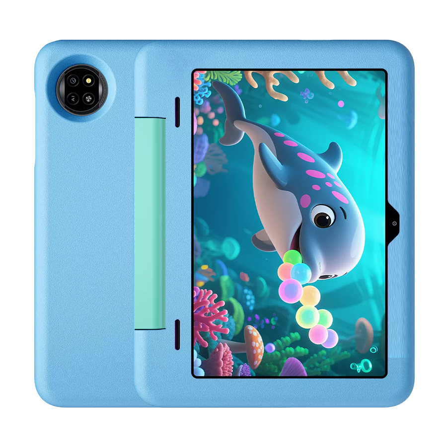 Tablete pentru copii - Tableta Blackview Tab 20 Kids, Albastru, 10.1", HD+ IPS 60Hz, 12GB RAM (4GB + 8GB Extensibili), 64GB ROM, 8MP, Android 15, Unisoc T310, Mod PC, Google Kids Space, 6600 mAh, 10W, Wi-Fi