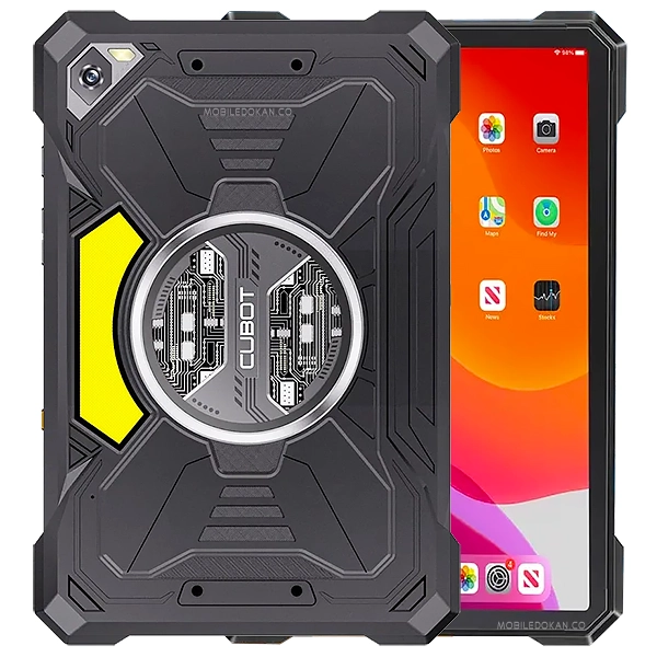 Tablet Cubot Tab KingKong S, Black, 4G, 10.1'' 90Hz HD+, 16GB RAM (6GB + 10GB Extended), 256GB ROM, 48MP, Android 15, SC T616, OTG, Toolkit, 15300mAh, 33W, Dual SIM [1]