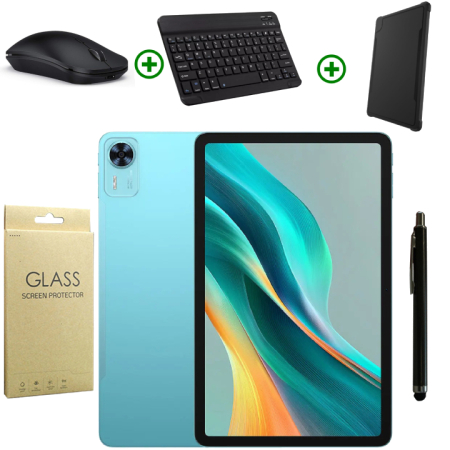 Tablete - Tabletă DOOGEE T36 VIP, Albastru, 12" FHD+ 90Hz, 32GB RAM (8GB + 24GB extensibili), 256GB, Android 15, 8800mAh, Dual SIM