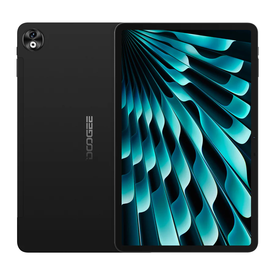 DOOGEE T40 Pro VIP Tablet, Black, 4G LTE, 12" 2.4K IPS, 20GB RAM (8GB + 12GB Expandable), 512GB, Helio G99, 10800mAh, 33W, Android 14, Dual SIM [1]