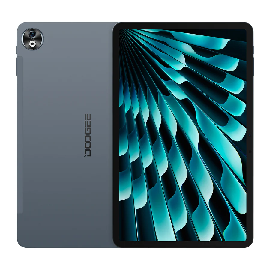 Tablete - Tableta Doogee T40 Pro, Gray, 4G, 11’’ 2.4K Ultra-clear Display, Android 14, 20GB RAM (8GB + 12GB RAM extensibil), 512GB ROM, 16mp + 8mp, 10800mAh, Nano-SIM
