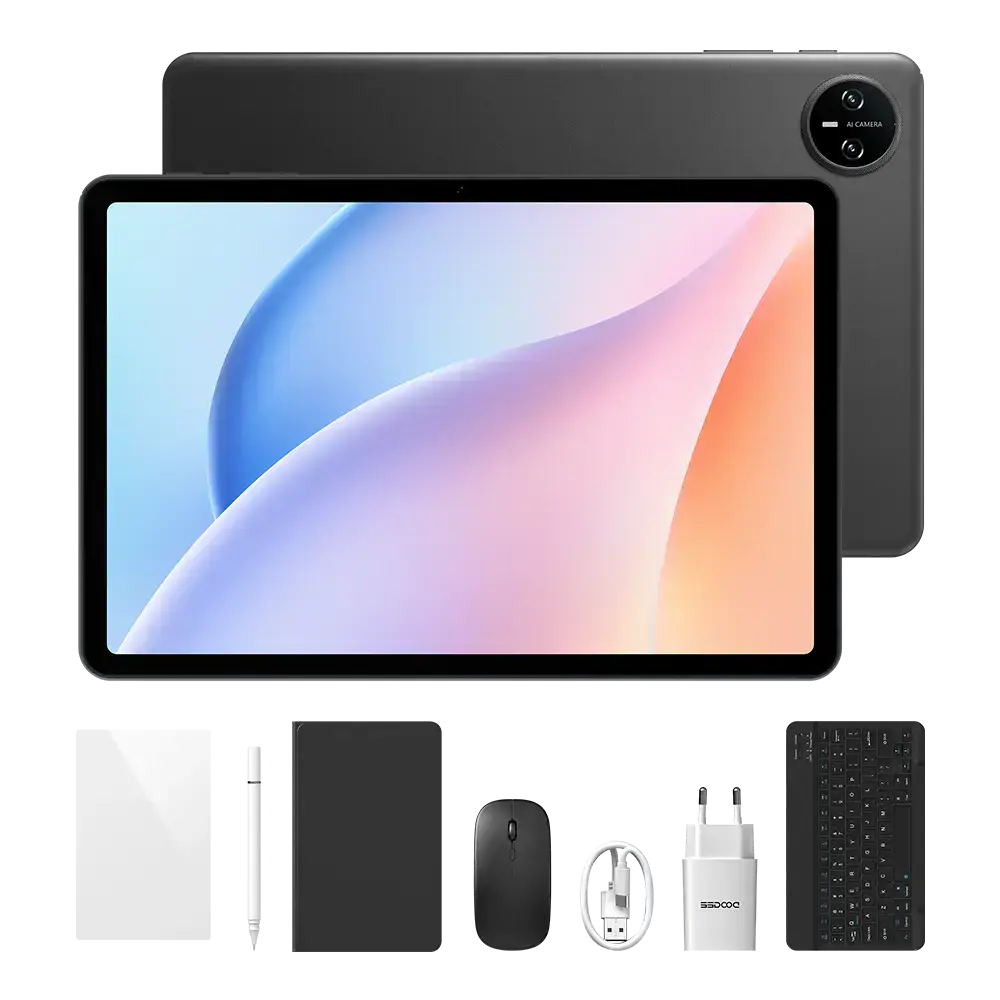 Tablete - Tabletă DOOGEE Tab A9 Pro VIP, Negru, 10.1" HD IPS, 20GB RAM (4GB + 16GB extensibili), 128GB ROM, Android 15, Unisoc T7200, Wi-Fi 5, 6580mAh