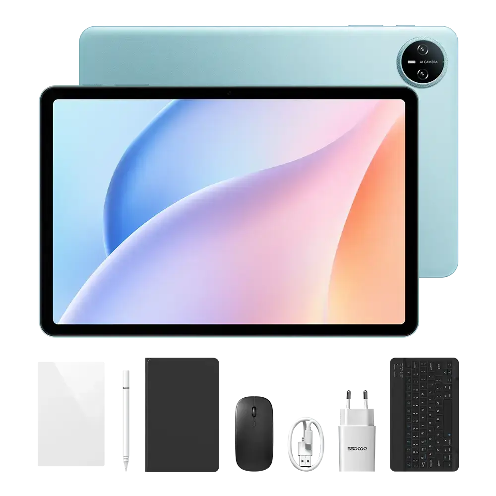 Tablete - Tabletă DOOGEE Tab A9 Pro VIP, Albastru, 10.1" HD IPS, 20GB RAM (4GB + 16GB extensibili), 128GB ROM, Android 15, Unisoc T7200, Wi-Fi 5, 6580mAh