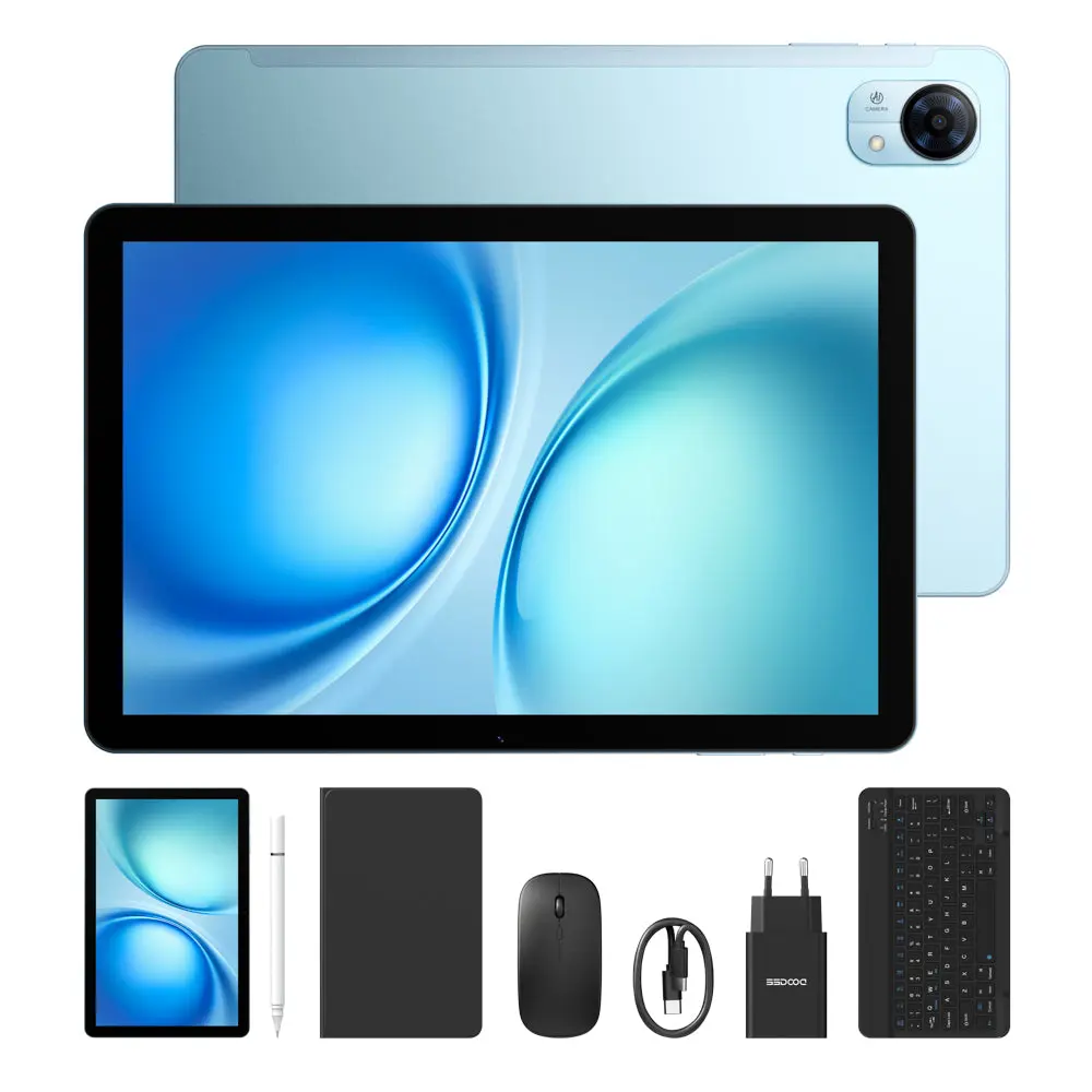 Noutati - Tabletă DOOGEE Tab G5 VIP  , Albastru, 4G, 10.1", 20GB RAM (3GB + 17GB extensibili), 128GB, Unisoc T7200, 7500mAh, Android 16, Dual SIM