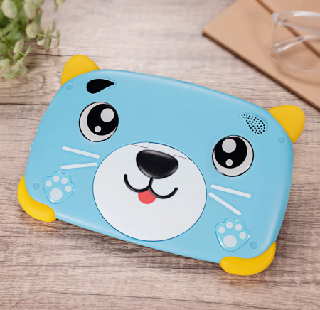 Tableta Doogee U7 Kids Albastru, IPS 7" TÜV SÜD, Android 10, 4GB RAM (2GB+2GB extensibili), 32GB ROM, MT6580, 3400mAh, Husa Silicon, Aplicatii Copii [1]