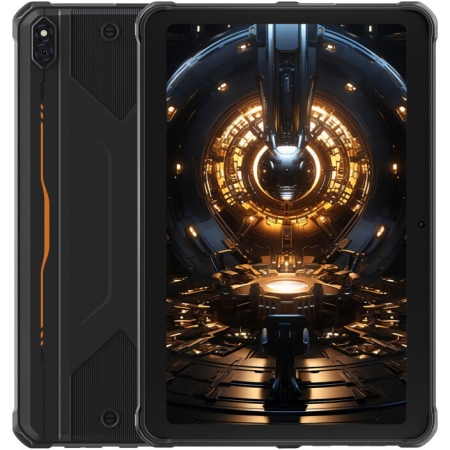 Tablete - Tabletă HOTWAV R8 Rugged, Portocaliu , 4G LTE, Ecran 10.1" HD+, 12GB RAM (4GB + 8GB extensibili), 128GB, Android 14, 10800mAh, Dual SIM