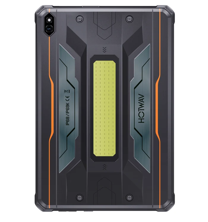 Tabletă HOTWAV TAB R7 Pro, Portocaliu, 4G LTE, 10.1” HD+ IPS, 20GB RAM (8GB + 12GB extensibili), 256GB ROM, Unisoc T7250, 15600mAh 20W, Cameră 20MP, Android 16, Dual SIM [1]