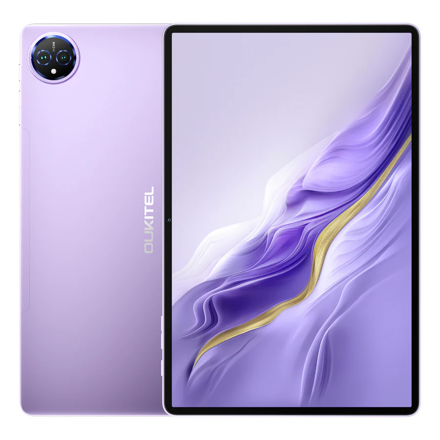 Tablete, Laptopuri si Accesorii - Tabletă Oukitel OT12, Mov, 4G LTE, 11" 2K IPS, 16GB RAM (4GB + 12GB extensibili), 256GB ROM, Android 14, Cameră 13MP, Baterie 8000mAh, Dual SIM