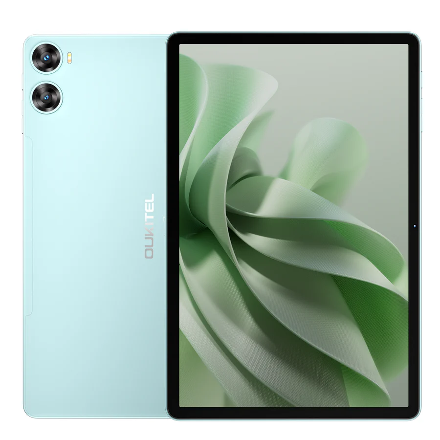Tablete, Laptopuri si Accesorii - Tabletă Oukitel OT9, Verde, 12" Display 2K, 16GB RAM (4GB + 12GB extensibili), 128GB ROM, Android 14, Cameră 13MP, Baterie 8000mAh, Dual SIM