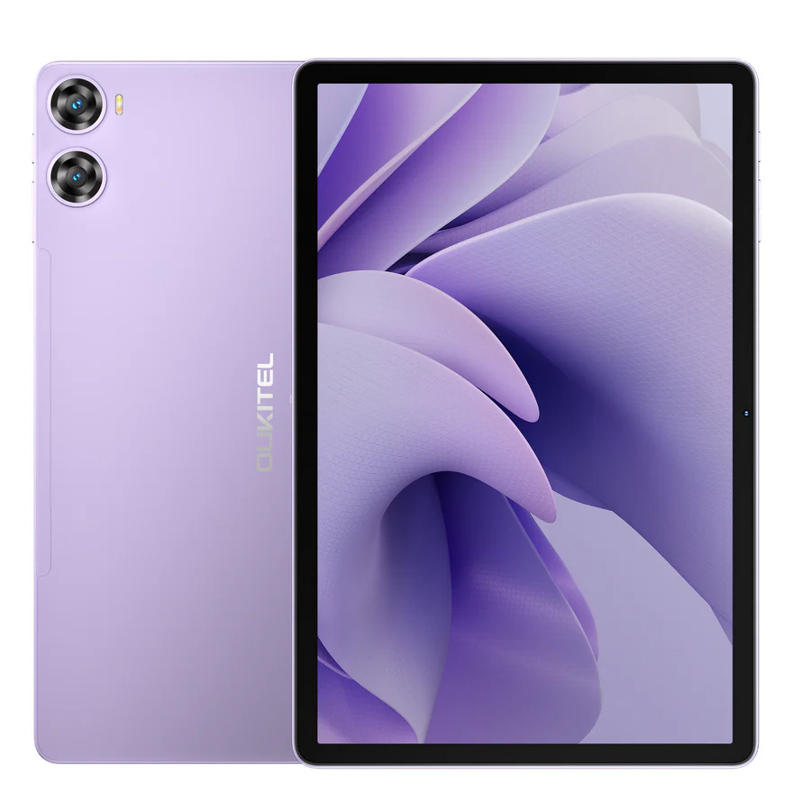 Tablete, Laptopuri si Accesorii - Tabletă Oukitel OT9, Mov, 12" Display 2K, 16GB RAM (4GB + 12GB extensibili), 128GB ROM, Android 14, Cameră 13MP, Baterie 8000mAh, Dual SIM