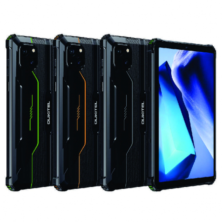 Tableta Oukitel RT3 Green, 4G, IPS 8" HD, 4GB RAM, 64GB ROM, Android 12, MT6762 P22 OctaCore, IP68, Incarcare 10W, 5150mAh, Dual SIM [3]