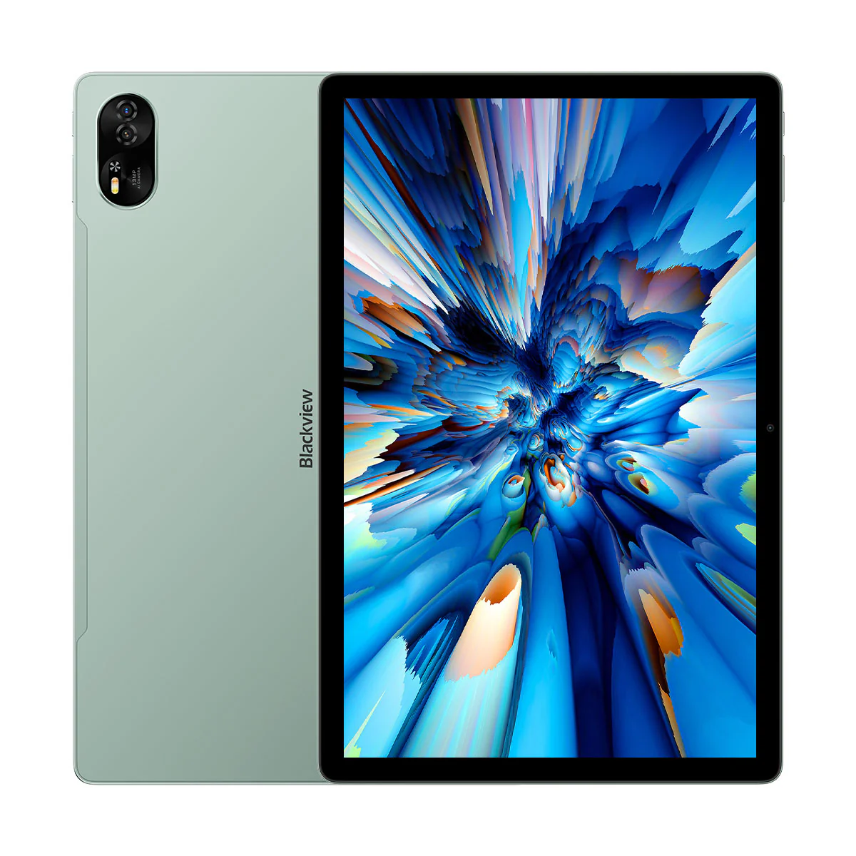 Tableta PC Blackview MEGA 8, Verde, 4G LTE, 13" FHD+ 90Hz, 36GB RAM(12GB+24GB extensibili), 512GB ROM, Android 15, Unisoc T620, 50MP+12MP+2MP, 11000mAh, 18W, Stylus, Deblocare faciala, Dual SIM Hibrid [1]
