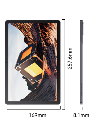 Tableta Cubot Tab 70, Gri, 4G, 10.95" HD+, Android 14, 16GB RAM(6GB+10GB extensibili), 128GB ROM, 16MP, 8200mAh, Dual SIM [1]