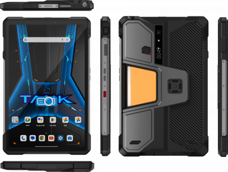 Tableta PC Unihertz 8849 Tank Pad E, Negru, Proiector Video, 4G, 10.95'' FHD+, 120 Hz, Android 14, 24GB RAM (12GB + 12GB extensibili), 512GB ROM, 50MP, 21000mAh, Dual SIM [2]