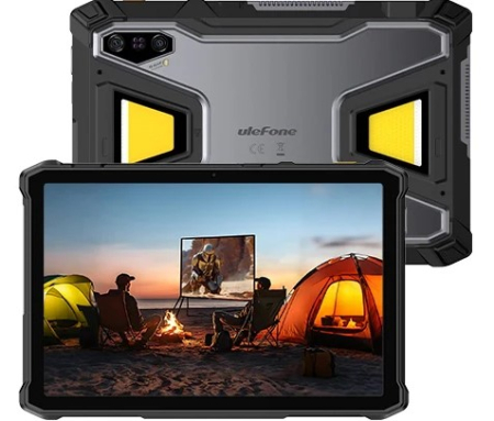 Tablete, Laptopuri si Accesorii - Tableta Ulefone Armor Pad 5 Pro, Negru, 5G, 11'' FHD+, Android 15, 44GB RAM (12GB + 32GB Extensibili), 512GB ROM, 64MP, Night Vision, Dimensity 7400X, 24200mAh, 120W, Dual SIM