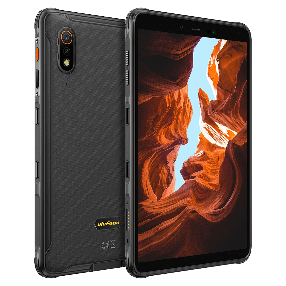 Tablete - Tableta Ulefone Armor Pad Negru, 4G, IPS, 8.0″, 8GB RAM (4GB + 4GB extensibili), 64GB ROM, NFC, Android 12, MediaTek Helio G25, 7650mAh, Dual SIM