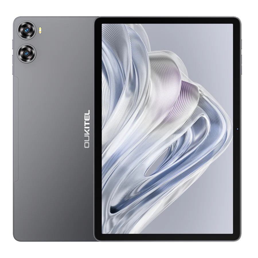 Tablete, Laptopuri si Accesorii - Tabletă Oukitel OT9, Gri 12" Display 2K, 16GB RAM (4GB + 12GB extensibili), 128GB ROM, Android 14, Cameră 13MP, Baterie 8000mAh, Dual SIM