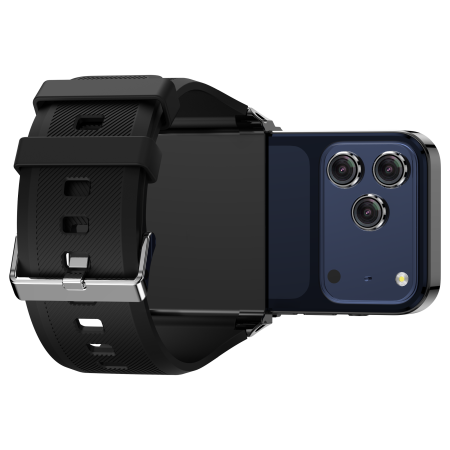 Telefon Ceas Inteligent iSEN PG999, Negru, 4G LTE, Ecran 3.97", 3GB RAM, 64GB, GPS, WiFi, Bluetooth, 1800mAh, Dual SIM [4]