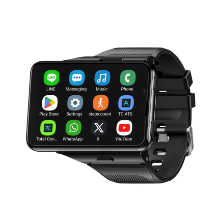 Hírek - LOKMAT APPLLP MAX Okosóra Telefon, Fekete, 4G LTE, 2.88" Kijelző, 6GB RAM + 128GB ROM, Android 11, MTK6765 Octa-Core, GPS, WiFi, Bluetooth