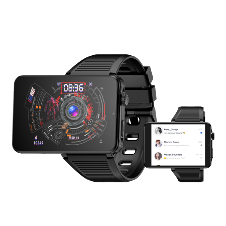 Lokmat APPLLP 9 Max Smartwatch, Black, 4G, Android 15, 2.88" TFT, 4GB RAM, 64GB ROM, Nano SIM, GPS, Dual Camera 5MP+3MP, BT 5.1, WiFi, 1800mAh [3]