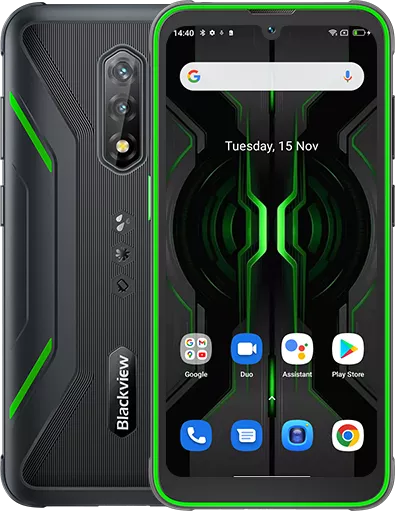Telefoane Rezistente - Telefon Mobil Blackview BV5200 Pro, Verde, 4G, Ecran 6.1" IPS HD+, 7GB RAM (4GB + 3GB extensibil), 64GB ROM, Android 12, Helio G35, 5180mAh, 10W, Incarcare inversa, Dual SIM