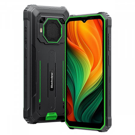Mobile phone Blackview BV6200 Plus Green, 4G, 6.56" HD+ IPS, 3W Speaker, 24GB RAM (8GB + 16GB expandable), 256GB ROM, Android 14, Unisoc T606, NFC, 11000mAh, 18W, Dual SIM [3]