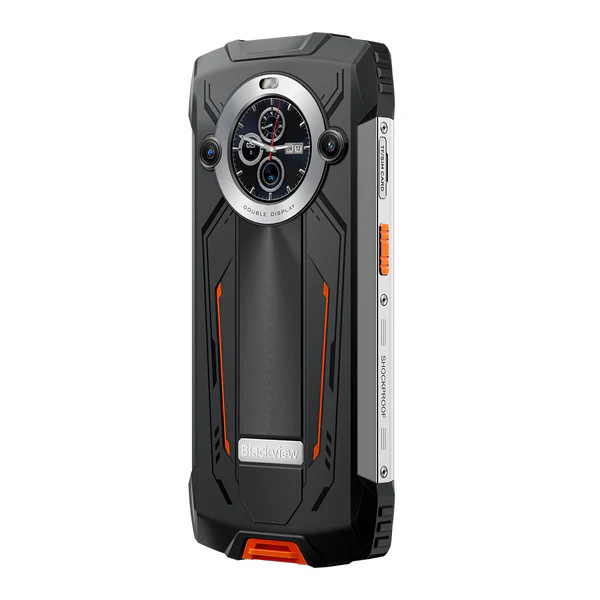 Telefon mobil Blackview BV8200, Portocaliu, 4G, 6.5" 2.4K FHD+ 120Hz, 36GB RAM (12GB + 24GB extensibili), 256GB ROM, Android 14, MediaTek Helio G100, 50MP+32MP, 8800mAh, 45W, NFC, Dual SIM [3]