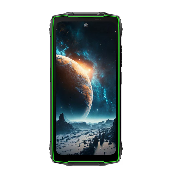 Telefon mobil Blackview BV8200, Verde, 4G, 6.5" 2.4K FHD+ 120Hz, 36GB RAM (12GB + 24GB extensibili), 256GB ROM, Android 14, MediaTek Helio G100, 50MP+32MP, 8800mAh, 45W, NFC, Dual SIM [1]