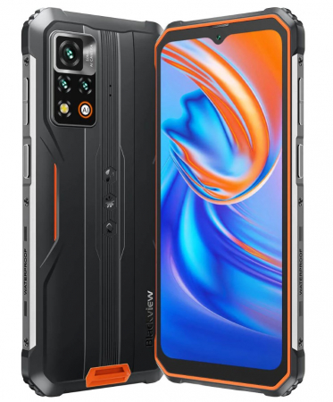 Telefon mobil Blackview BV9200 Orange, 4G, 6.6" FHD+, 8GB+6GB RAM, 256GB ROM, Android 12, MediaTek G96, Bt. v5.2, NFC, 5000mAh, Dual SIM [2]