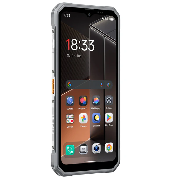 Blackview FORT 2  Ultra-slim,  Okostelefon, Fehér, 4G, 6.56" 90Hz, 24GB RAM (8GB + 16GB bővíthető), 256GB ROM, Helio G81, 5000mAh, 18W Gyors Töltés, NFC, Android 15, Dual SIM [2]