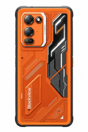 Blackview FORT 200 Mobile Phone, Orange, 4G LTE, NFC, 6.78” FHD+ 120Hz, 48GB RAM (12GB + 36GB Extended), 256GB ROM, Helio G100, 5000mAh 33W, 13MP Night Vision, Android 16, Dual SIM [1]