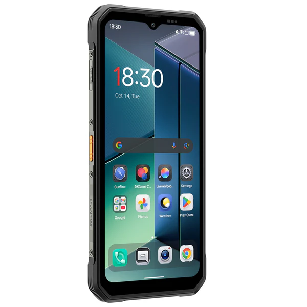 Blackview FORT 2 Ultra-slim , Okostelefon, Fekete, 4G, 6.56" 90Hz, 24GB RAM (6GB + 18GB bővíthető), 128GB ROM, Helio G81, 5000mAh, 18W Gyors Töltés, NFC, Android 15, Dual SIM [2]