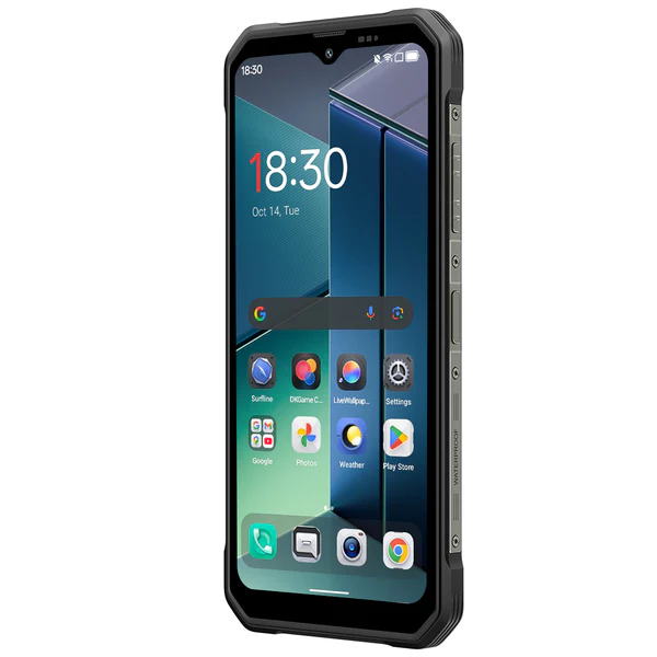 Blackview FORT 2 Ultra-slim , Okostelefon, Fekete, 4G, 6.56" 90Hz, 24GB RAM (8GB + 16GB bővíthető), 256GB ROM, Helio G81, 5000mAh, 18W Gyors Töltés, NFC, Android 15, Dual SIM [3]