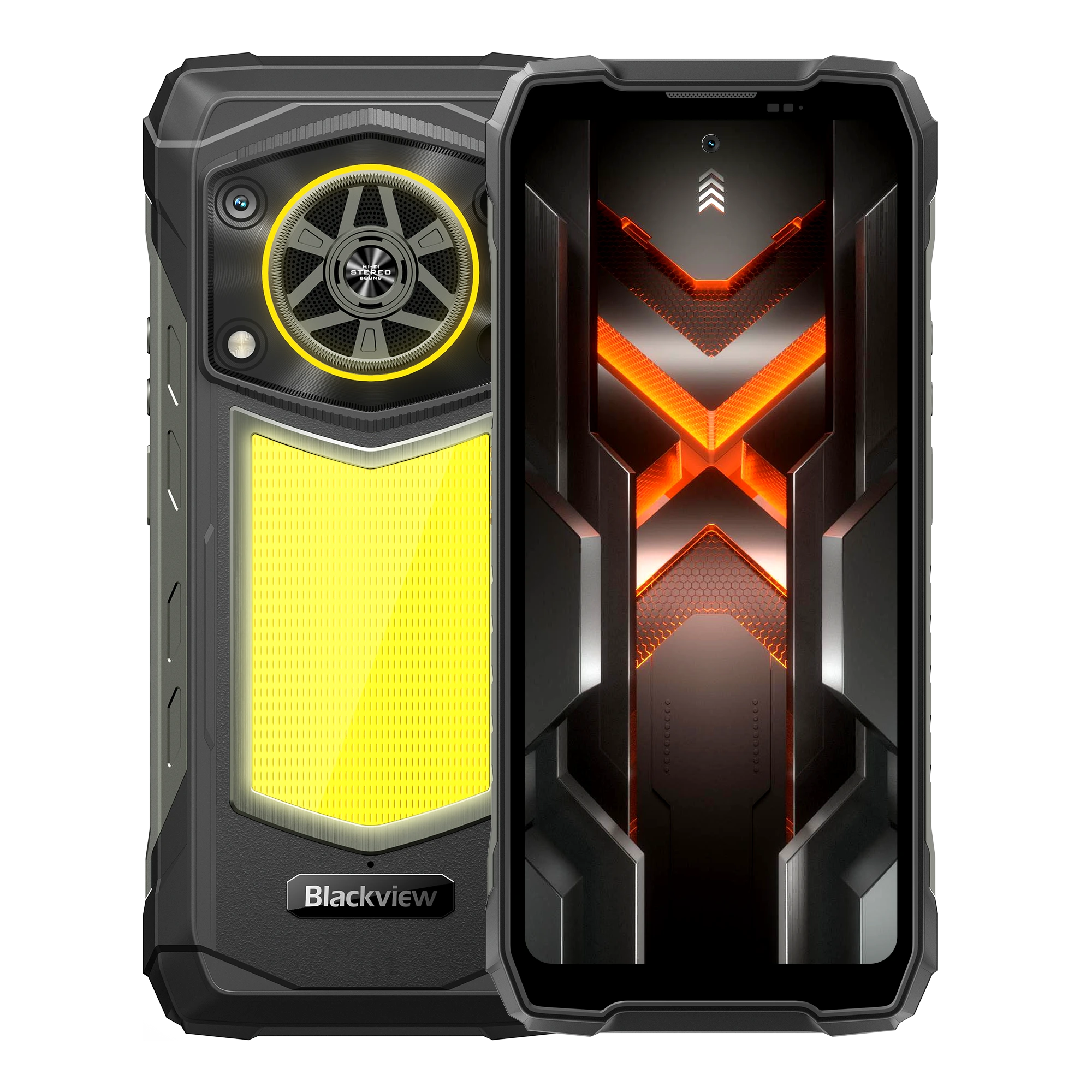 Telefoane - Telefon Mobil Blackview ROCK 5, Negru, 4G, 6.78" 2.4K 120Hz, 48GB RAM (12GB + 36GB extensibili), 256GB ROM, 20000mAh, 108MP, 20MP Night Vision, Camping Light, 5W Hi-Fi Stereo Sound, Helio G100, Android 16, Dual SIM