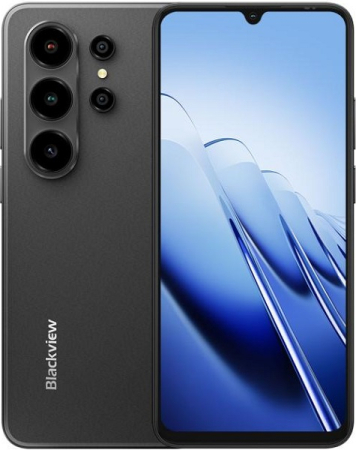Telefoane mobile Blackview - Telefon Mobil Blackview WAVE 10, Negru, 4G LTE, Ecran 6.56" HD+ 90Hz, 24GB RAM (8GB RAM + 16GB extensibili), 128GB ROM, Android 16, Cameră 13MP, Baterie 5000mAh, Dual SIM