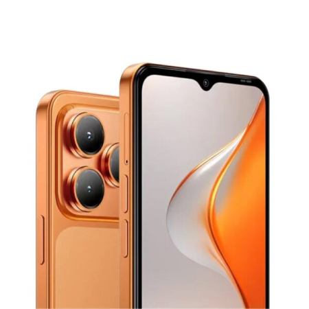 Blackview Wave 7C Mobiltelefon, Narancs, 4G LTE, 6.56" HD+ Kijelző, 16GB RAM (4GB + 12GB bővíthető), 128GB tárhely, 32MP kamera, 5000mAh, Android 16, Dual SIM [1]
