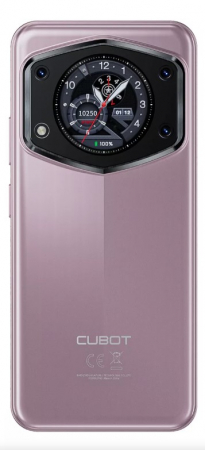 Mobile phone Cubot A30, Pink, 4G, 6.745" HD+ 90Hz, Dual Screen, 16GB RAM (6GB + 10GB expandable), 128GB ROM, Android 14, Unisoc T616, 48MP, 5100mAh, Face ID, Dual SIM [1]