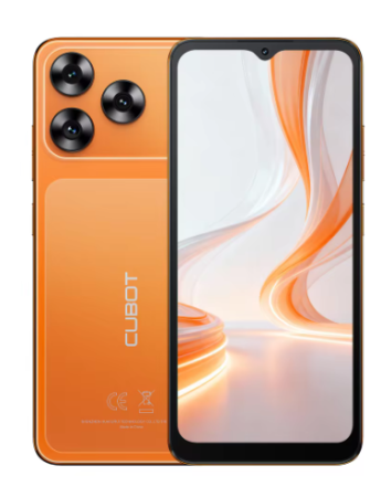 Telefon Mobil Cubot A50, Portocaliu, 4G LTE, NFC, 6.58” FHD+ IPS, Android 16, 16GB RAM (6GB + 10GB extensibili), 128GB ROM, Octa-Core, 5000mAh, Cameră 48MP + 16MP, Dual SIM