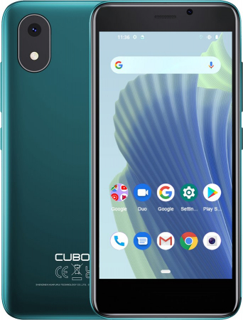 Telefon mobil CUBOT J20 Verde, 4G, 4.0", 2GB RAM, 16GB ROM, Android 12, MT6739WA QuadCore, Face ID, 2350mAh, Dual SIM [1]