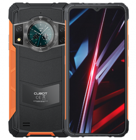 Rugged Phones - Cubot KingKong ACE 3 Mobile Phone, Black, 4G, 6.583" FHD+ Dual Screen, 24GB RAM (8GB + 16GB expandable), 256GB ROM, Android 14, MT6769H (G88), 100MP + 32MP, NFC, OTG, 5100mAh, Dual SIM