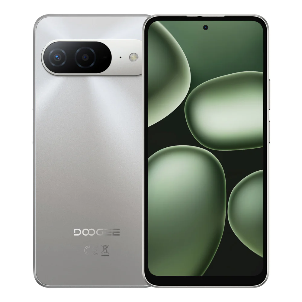 Telefoane - Telefon Mobil DOOGEE B10, Gri, 4G LTE, Ecran 6.6" FHD+, 48GB RAM (6GB + 42GB extensibili), 256GB ROM, Procesor Helio G100, Baterie 7600mAh 33W, Cameră 64MP, Android 16, Dual SIM