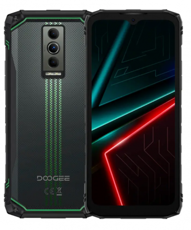 Telefoane Rezistente - Telefon Mobil DOOGEE Blade 10 Energy, Verde, 4.5G, 6.56" IPS, 24GB RAM (4GB + 20GB Expandabil), 128GB ROM, 16MP, Android 15, UNISOC T7250, Incarcare Inversa, Gemini AI, 6150mAh, 10W, Dual SIM