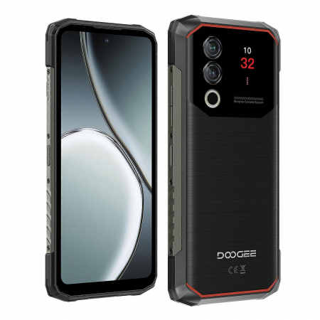 Mobiltelefon Doogee Blade 10 Max, Fekete, 4G, 6.56" HD+ 90Hz, 20GB RAM (8GB + 12GB bővíthető), 256GB ROM, 50MP, Spreadtrum T606, Android 14, 10300mAh, Arcazonosítás, NFC, Dual SIM [1]