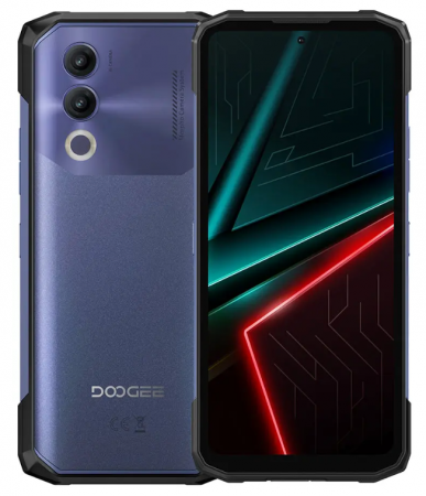Telefoane - Telefon mobil Doogee Blade 20, Mov, 4G, Ecran 6.6" HD+ IPS, 20GB RAM(4GB+16GB extensibili), 128GB ROM, Android 15, Camera 16MP+8MP, T7200 Octa-Core, 10300mAh, 18W, Face ID, NFC, Dual SIM