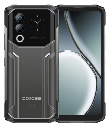 Telefoane - Telefon mobil Doogee Blade 20 Ultra Argintiu, 5G, Ecran 6.6" HD+, Ecran secundar 1.54", Camera AI 50MP, 32GB RAM (8GB+24GB extensibili), 512GB ROM, Android 14, Octa-Core T7250, 10300mAh, 18W, Dual SIM